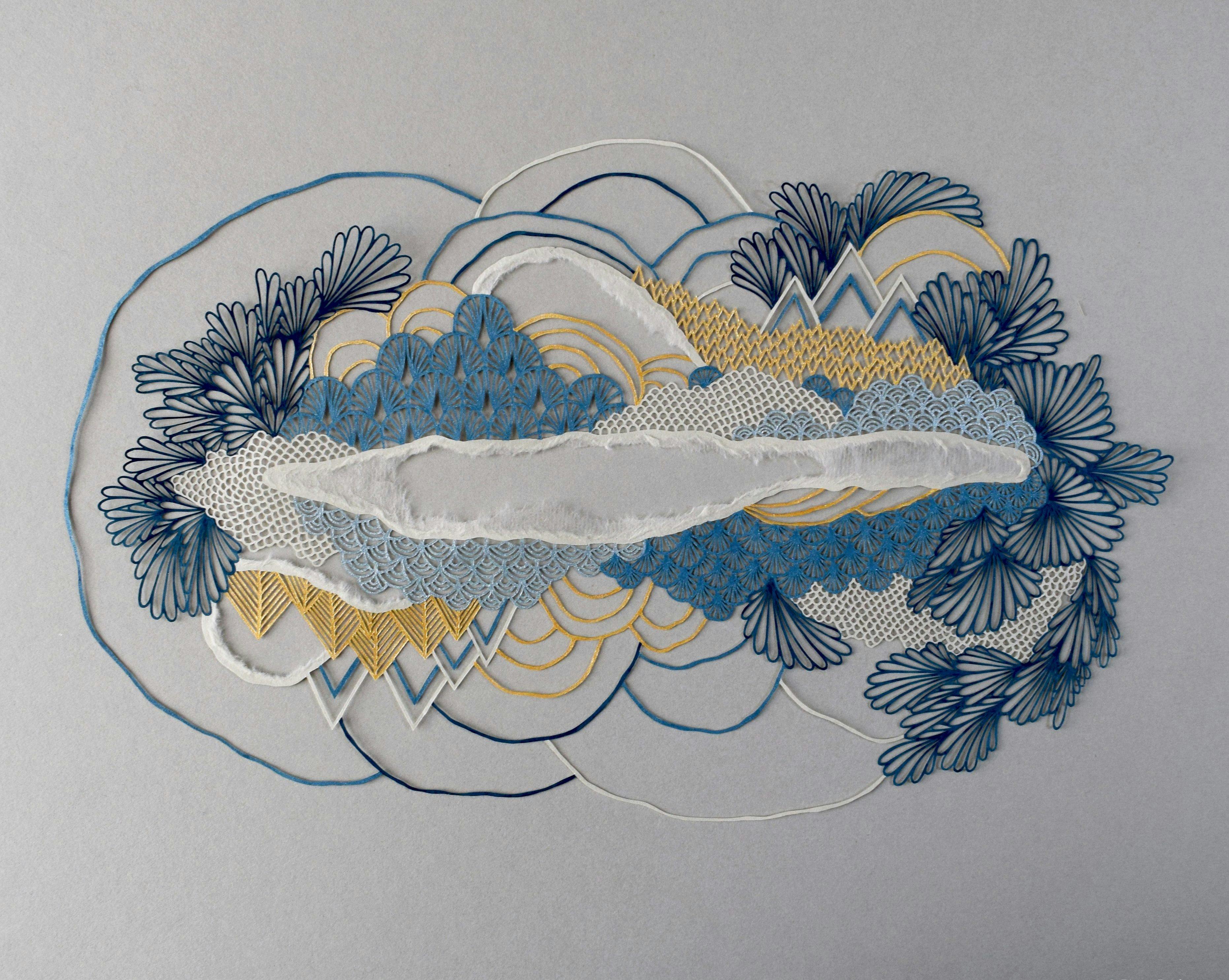 Artist's Elaborate Paper Cut Art Emerges From Nature and Myth